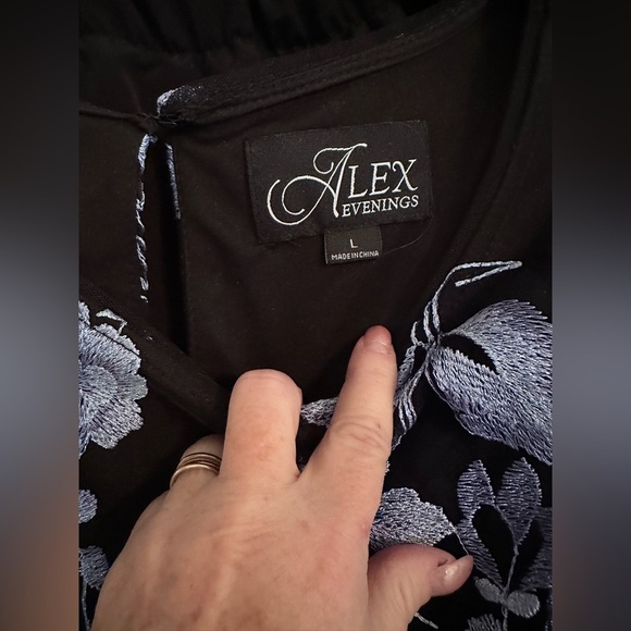 Like New Alex evenings top,3/4 Sleeve
Embroidered Blouse and Pants - Picture 4 of 10